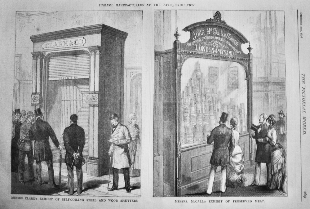 English Manufacturers at the Paris Exhibition.  1878.