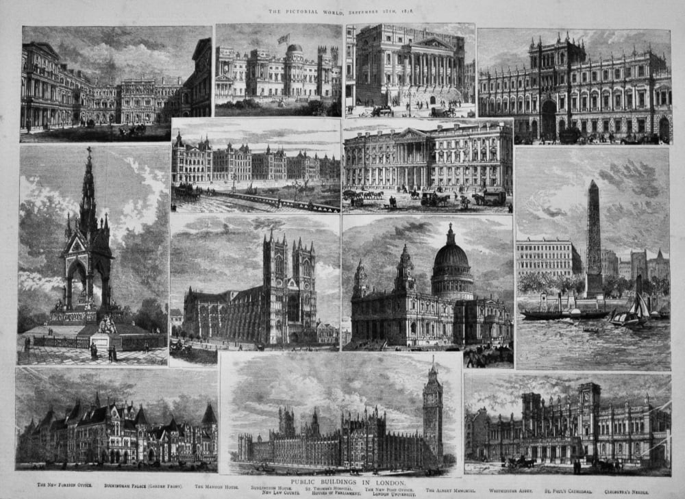 Public Buildings in London.  1878.
