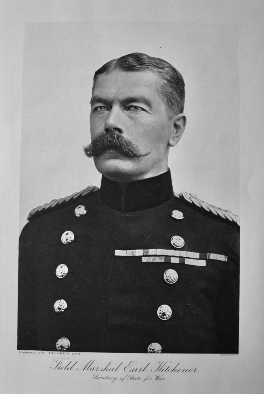 Field Marshal Earl Kitchener.  Secretary of State for War.  (1914 - 1918 Wa