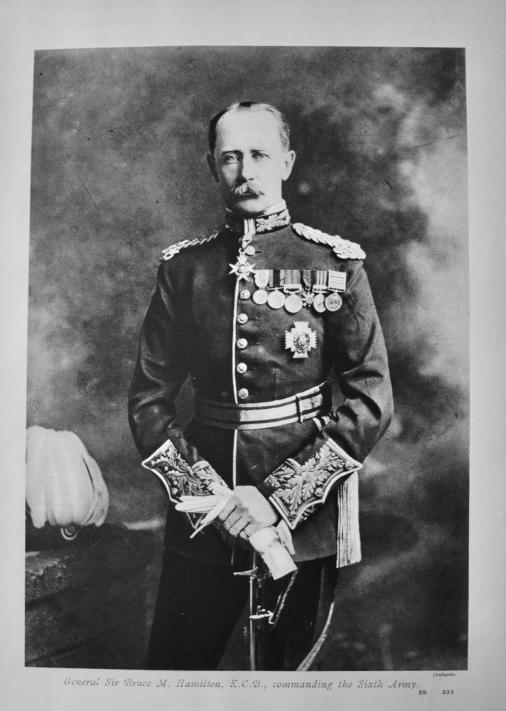 General Sir Bruce M. Hamilton, K.C.B., commanding the Sixth Army.  (1914 - 1918 War.)