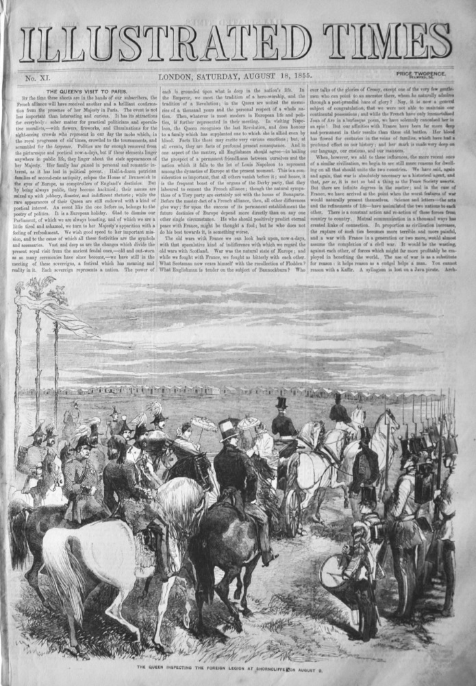 Illustrated times, August 18th, 1855.
