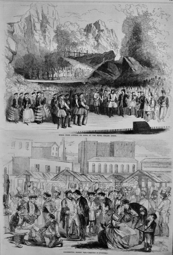 Houndsditch Sunday Fair.  1855.