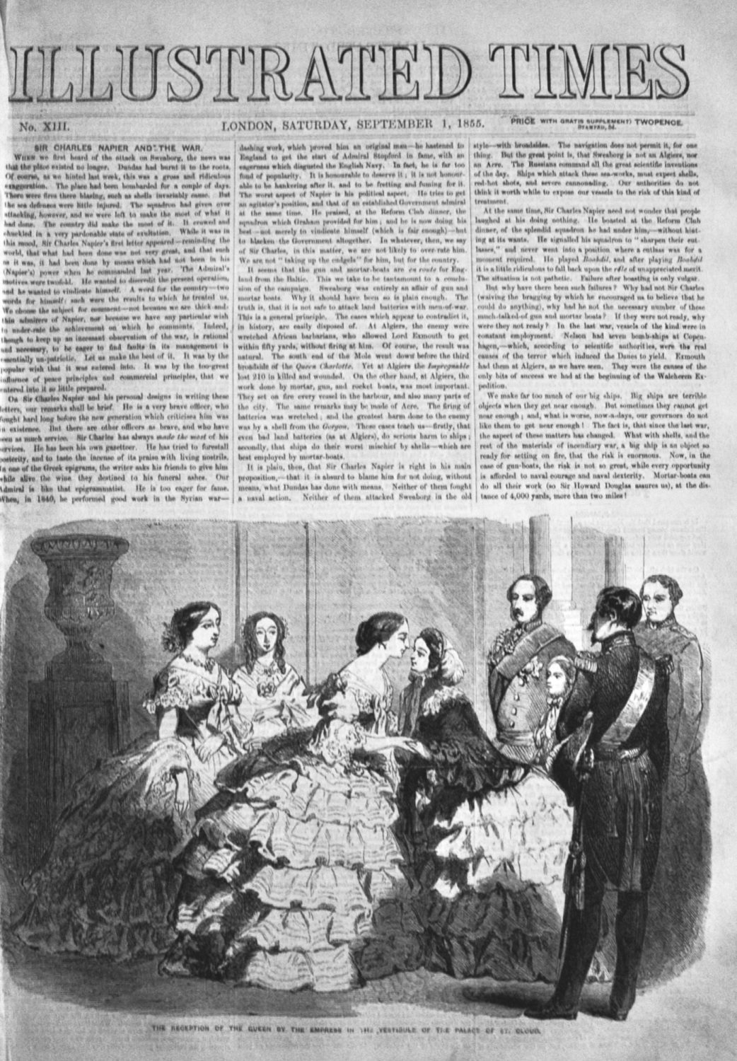 Illustrated News, September 1st, 1855.