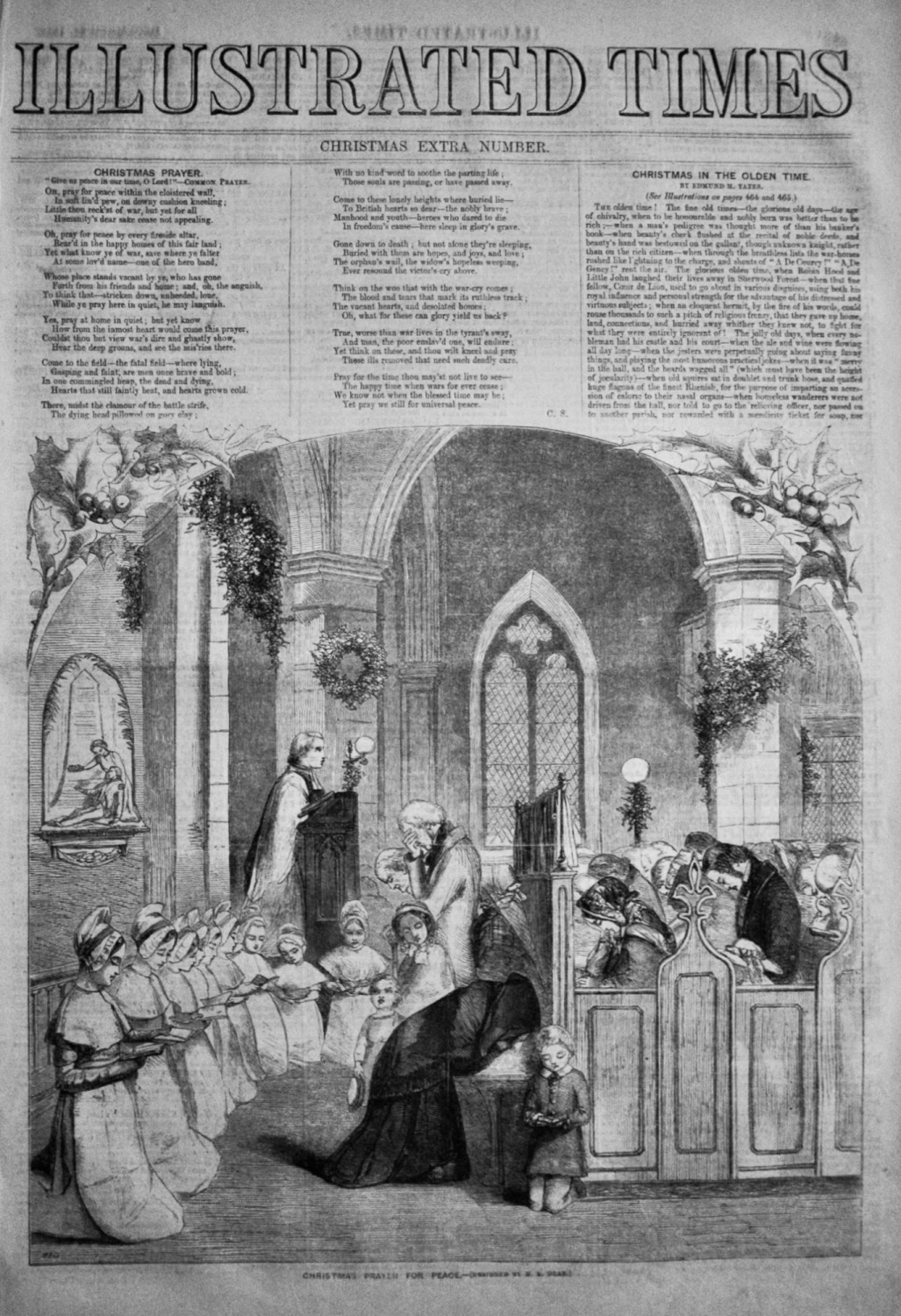 Illustrated Times, Christmas Extra Number. 1855.