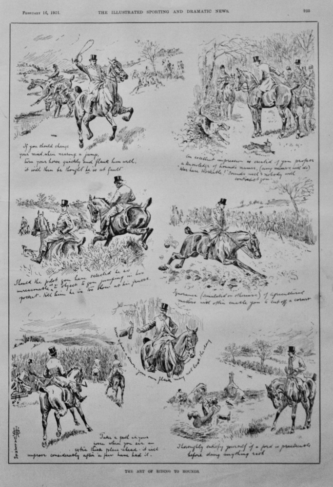 The Art of Riding to Hounds.  1901.