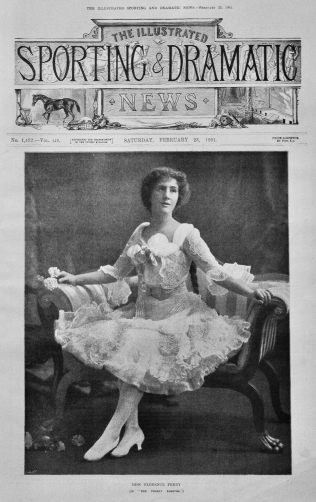 Miss Florence Perry  (in "The Thirty Thieves.") 1901.