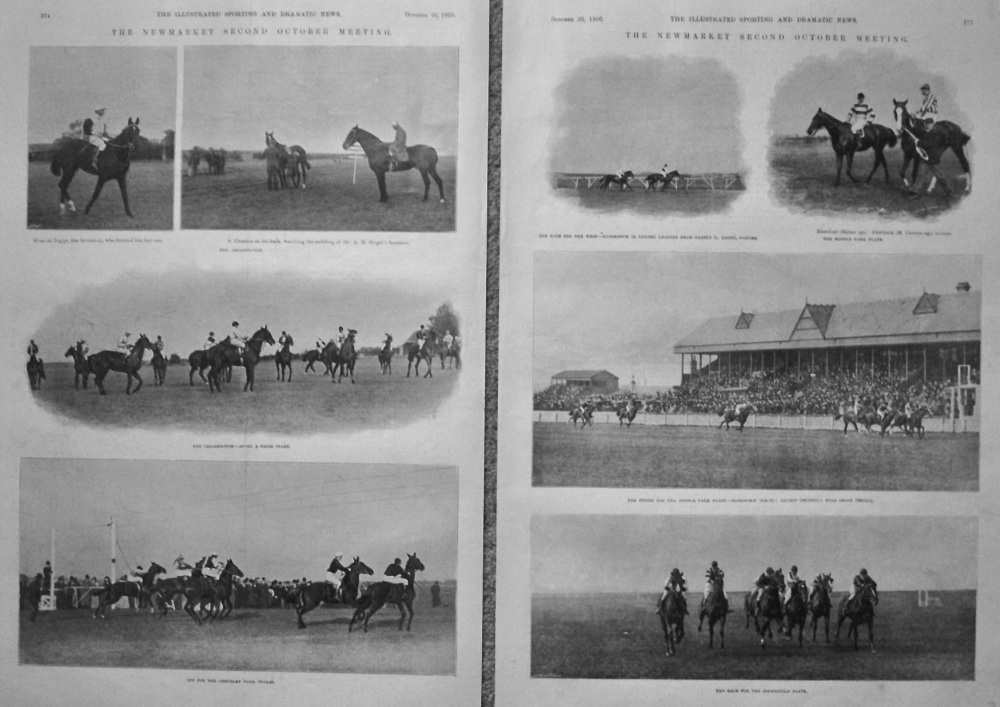 The Newmarket Second October Meeting.  1900.