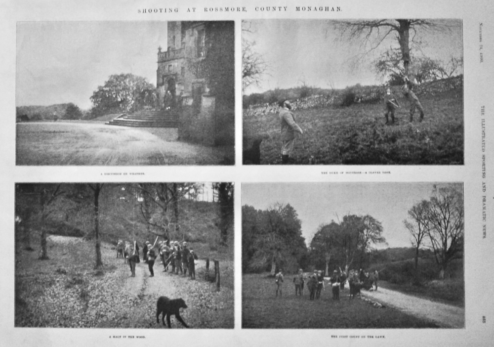 Shooting at Rossmore, County Monaghan.  1900.