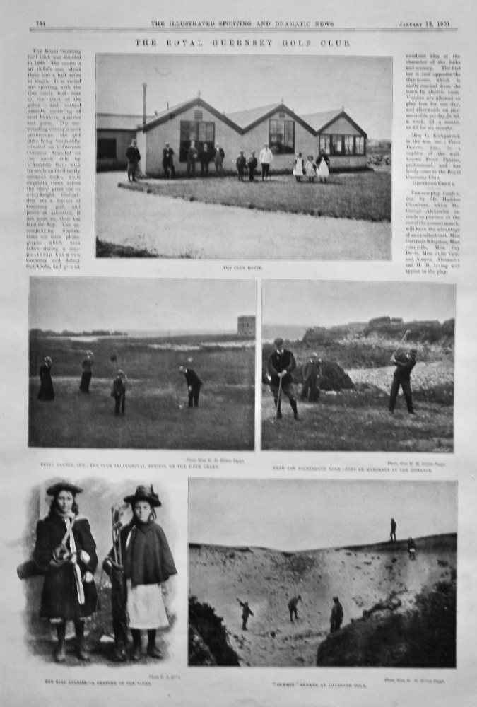 The Royal Guernsey Golf Club.  1901.