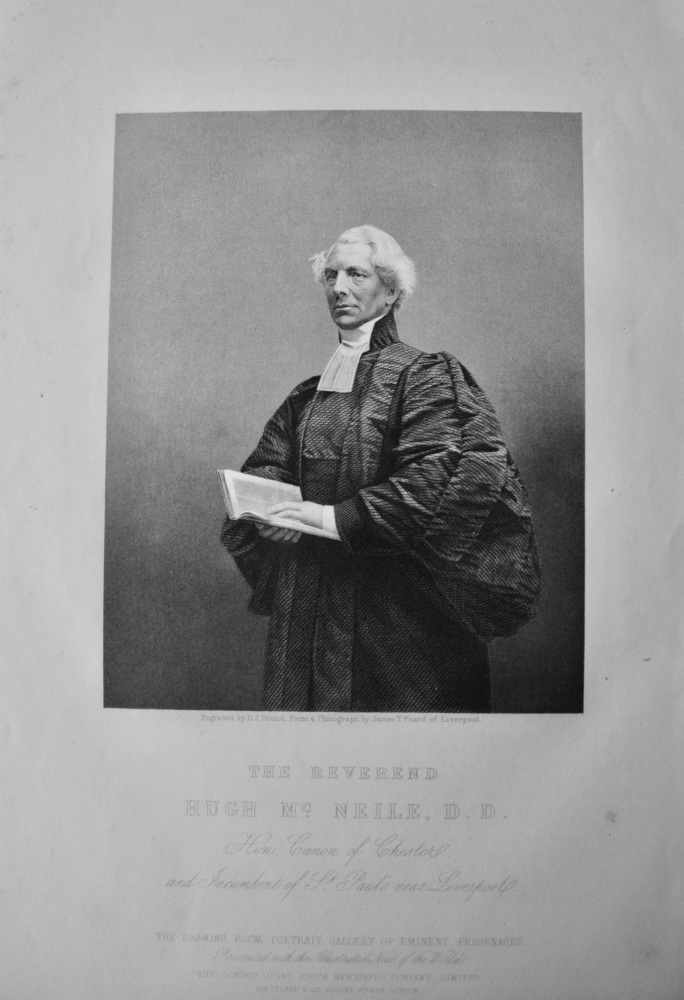 The Reverend  Hugh McNeile. D.D.  1859