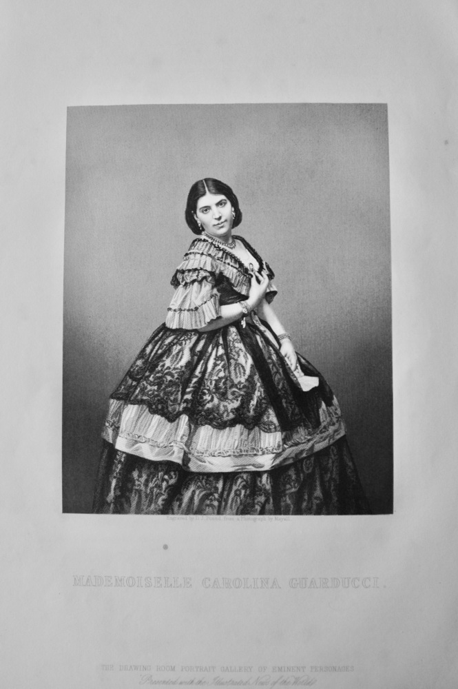 Mademoiselle Carolina Guarducci.  1859.