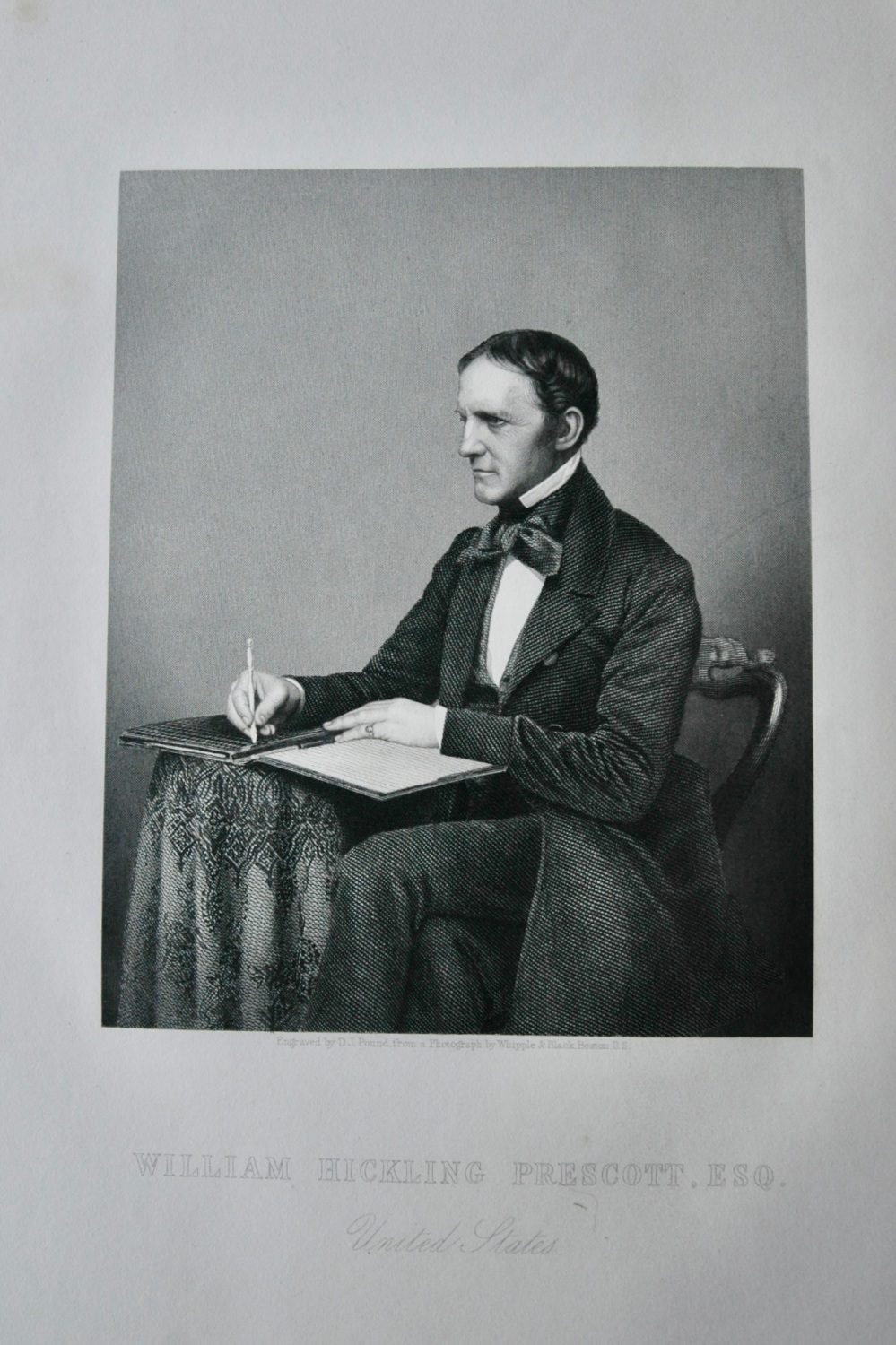 William Hickling Prescott, Esq.  (United States).  1859.