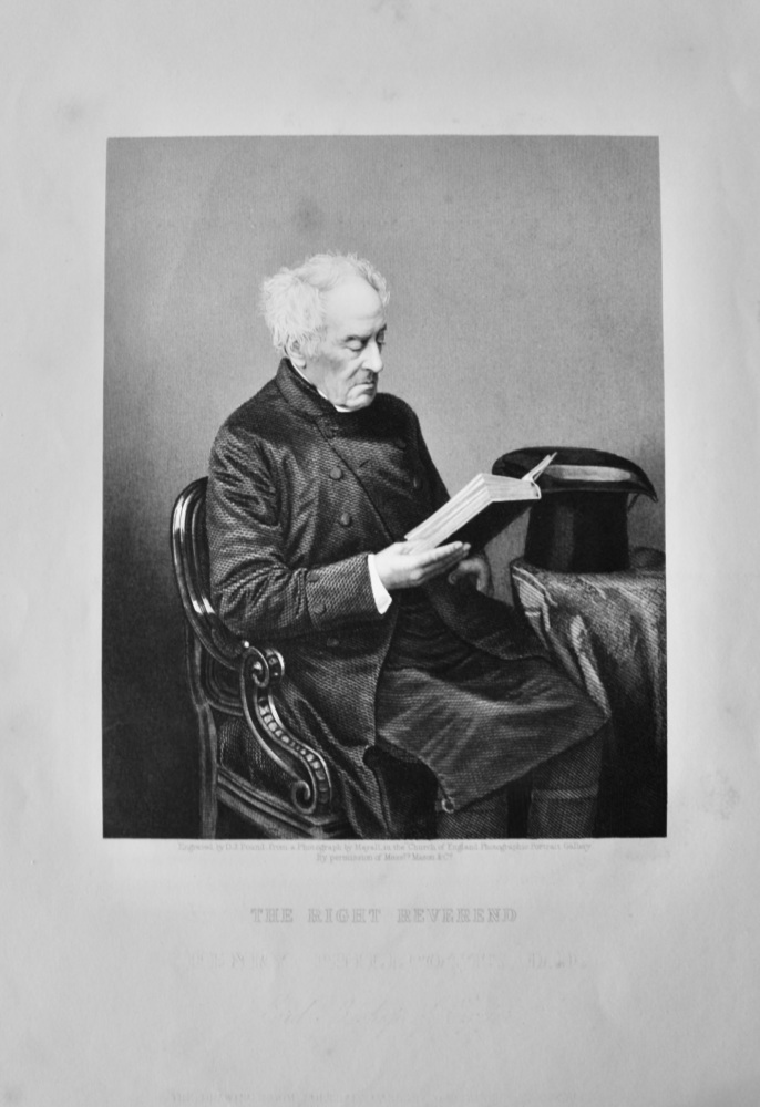 The Right Reverend Henry Phillpots,  D.D.  1859.