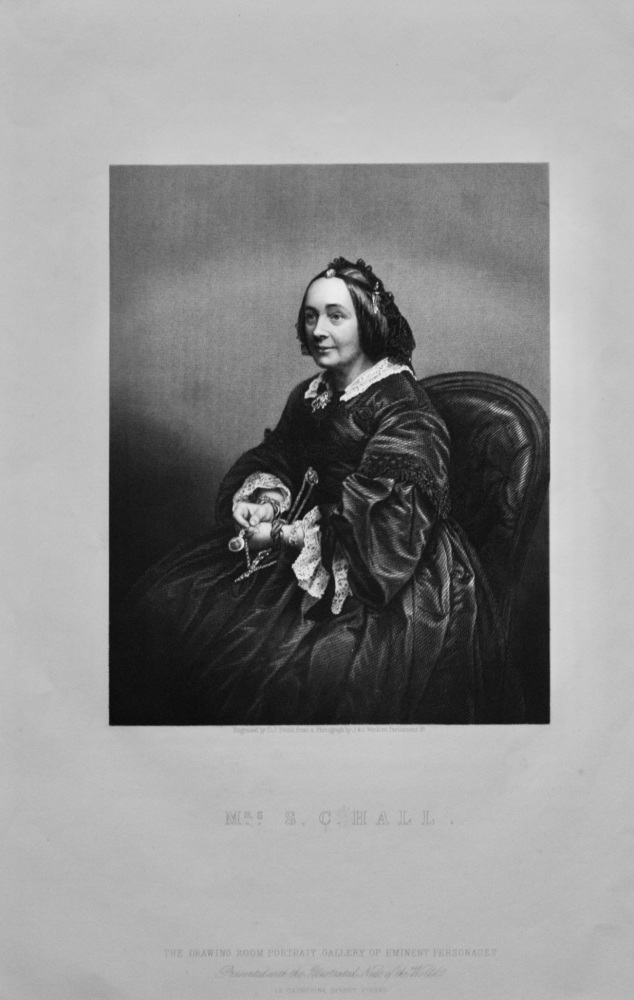 Mrs. S. C. Hall. (Author).  1859.
