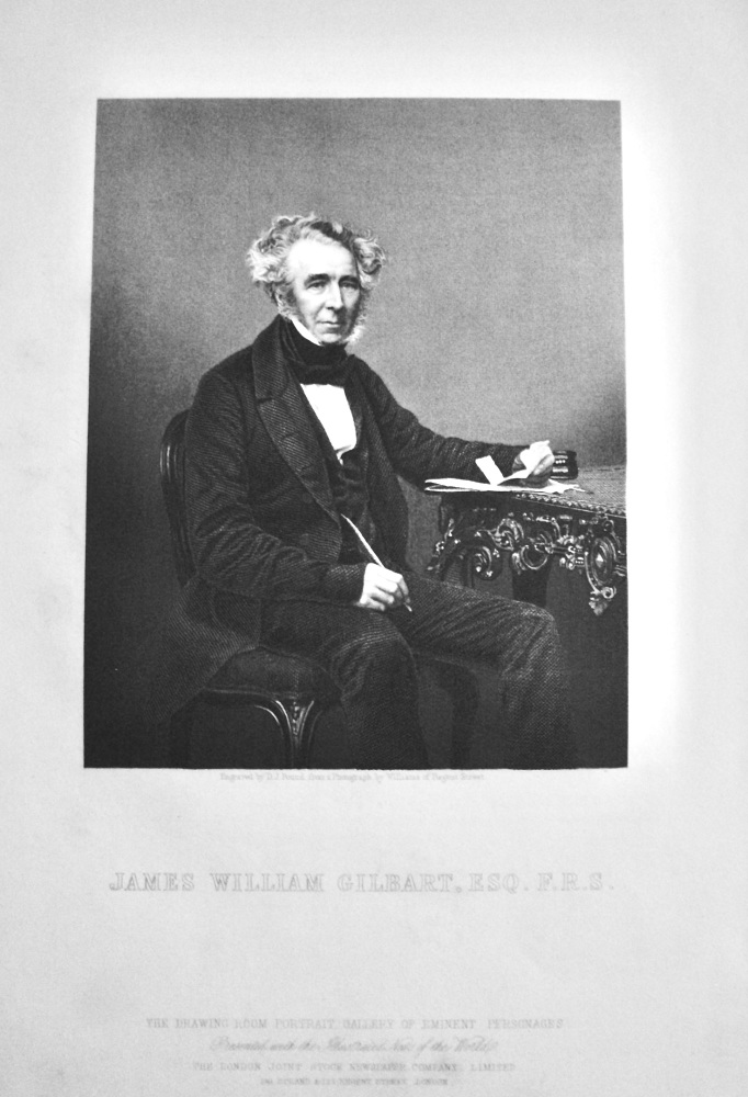 James William Gilbart, Esq. F.R.S.  1859.