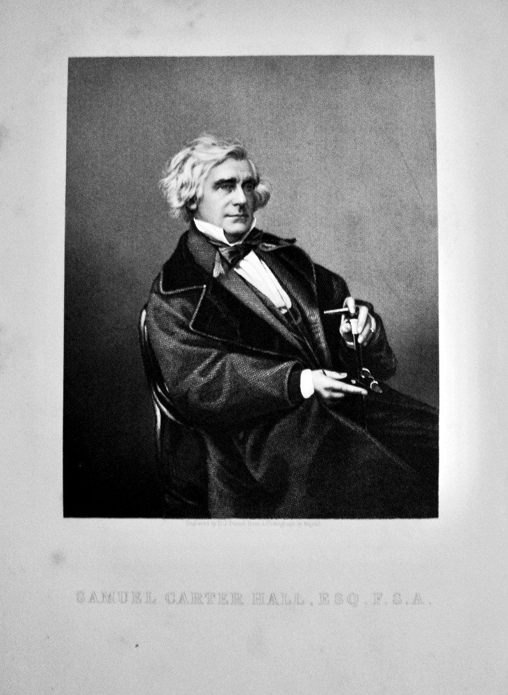 Samuel Carter Hall, Esq.  F.S.A.  (Journalist)  1859.