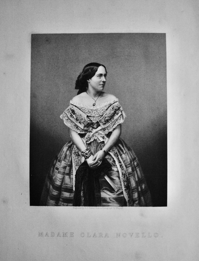 Madame Clara Novello.  1859. (Soprano).