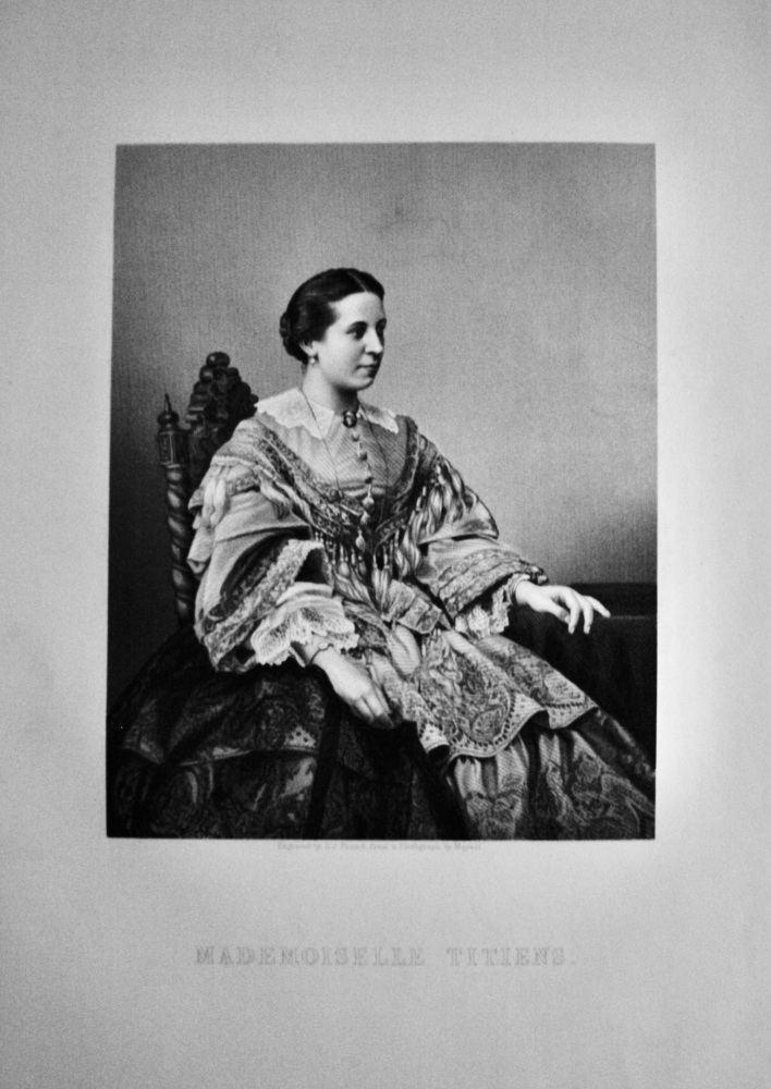 Mademoiselle Titiens.  1859.