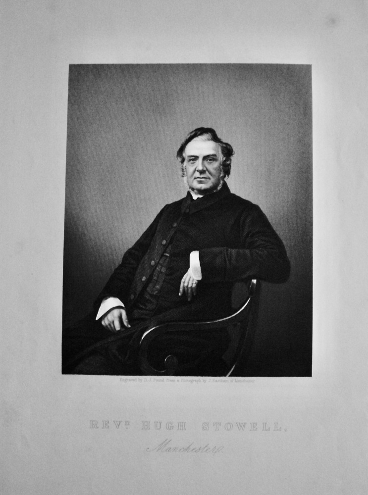 Reverend Hugh Stowell.  Manchester.  1859.