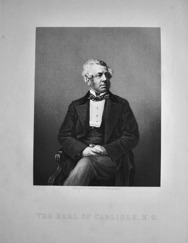 The Earl of Carlisle, K.G.  1859.
