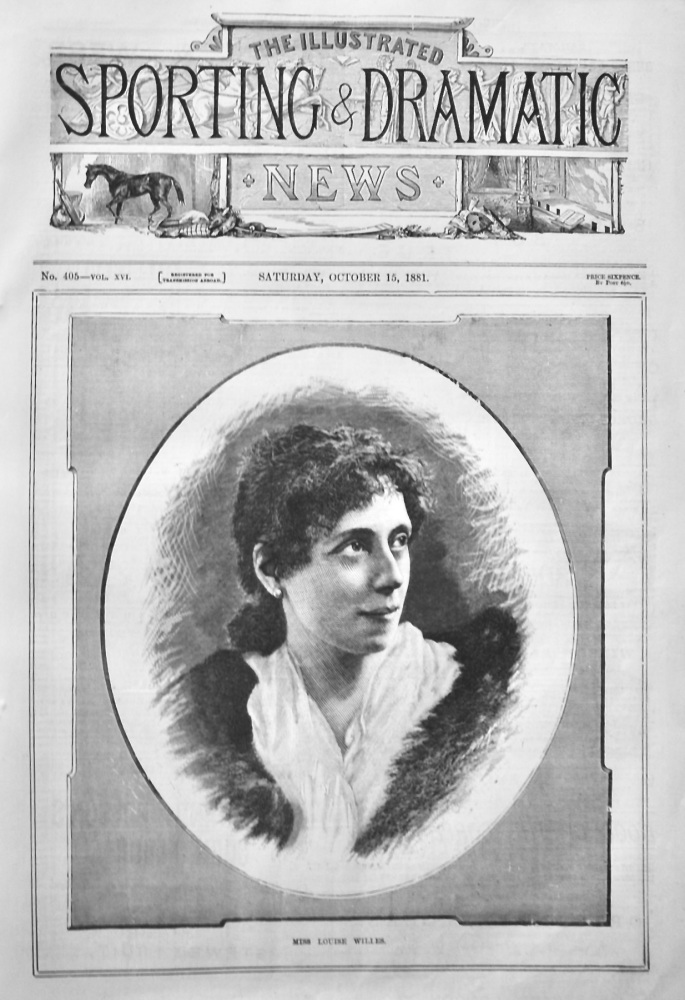 Miss Louise Willis.  1881.