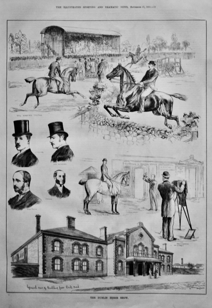 The Dublin Horse Show,  1881.
