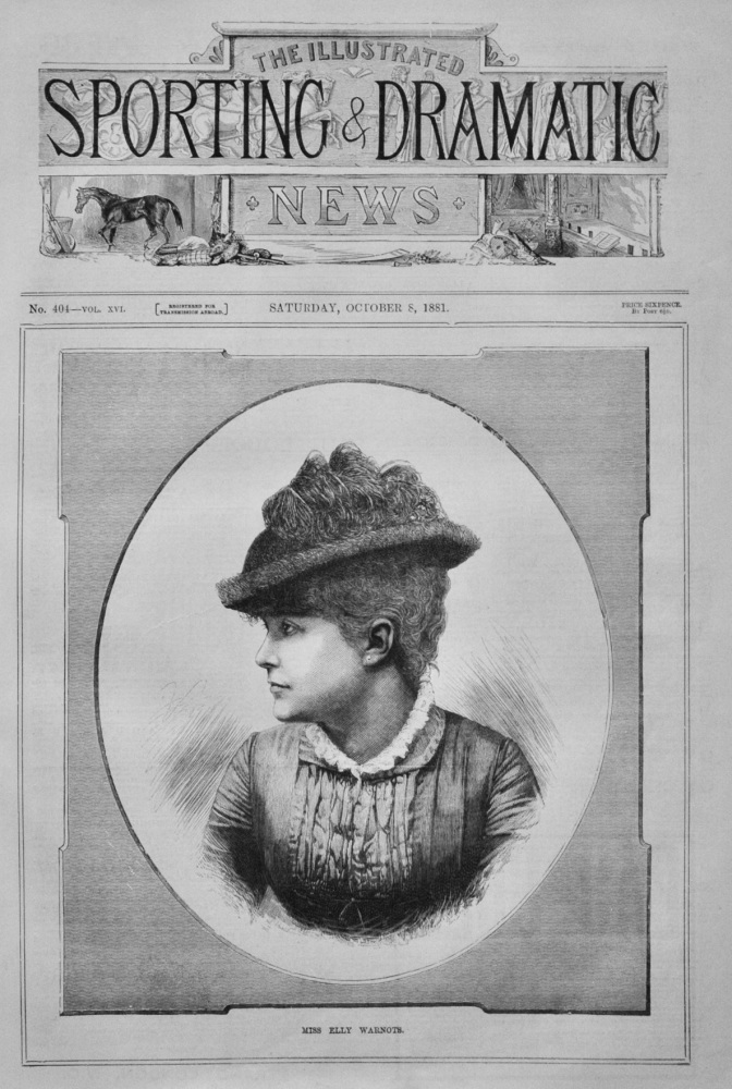 Miss Elly Warnots.  1881.