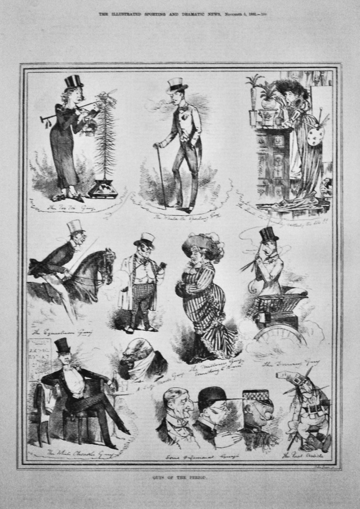 Guys of the Period.  1881.