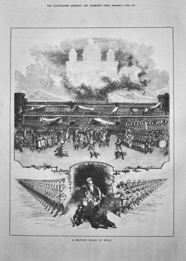 A Military Drama at Milan.  1881.