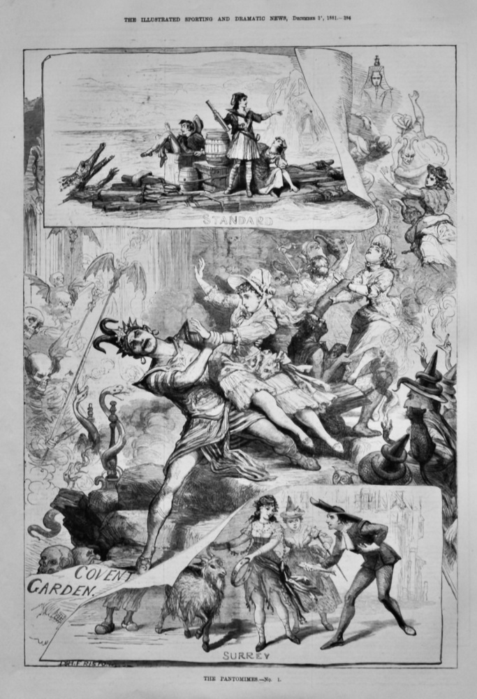 The Pantomimes.- No. 1.  1881.