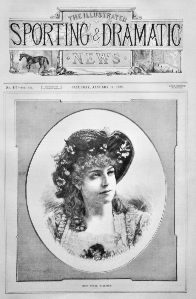 Miss Ethel McAlpine.  1882.
