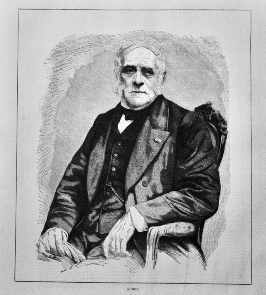 Daniel Auber. (Composer) 1882.