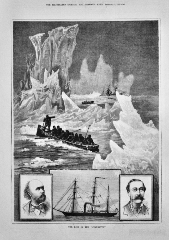 The Loss of the "Jeannette."  1882.