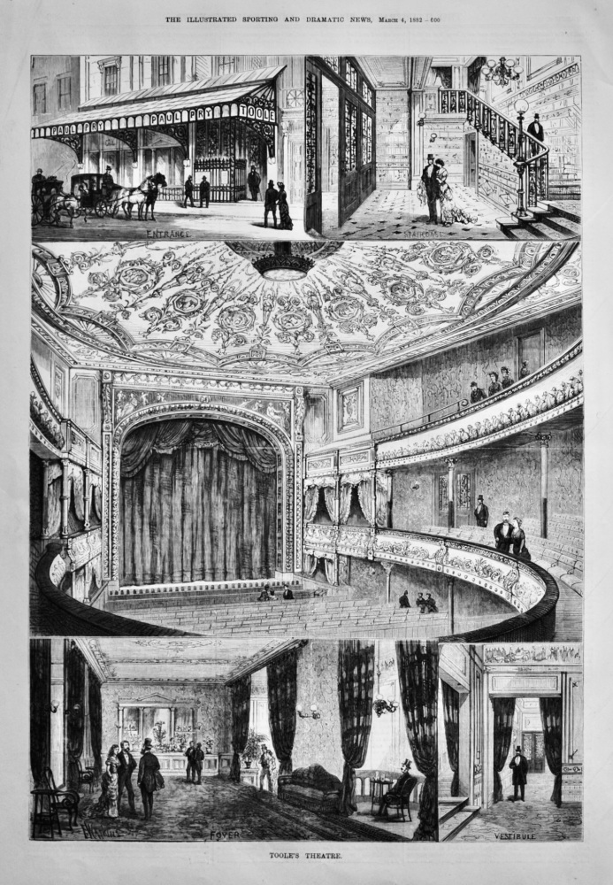 Toole's Theatre.  1882.