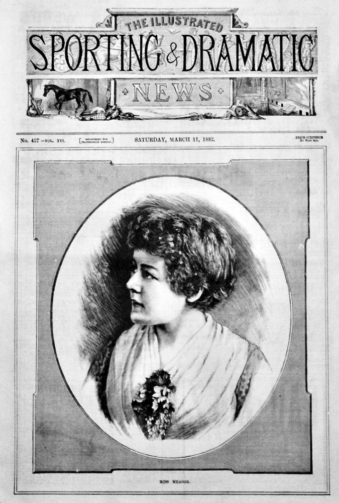 Miss Measor.  (Actress)  1882.