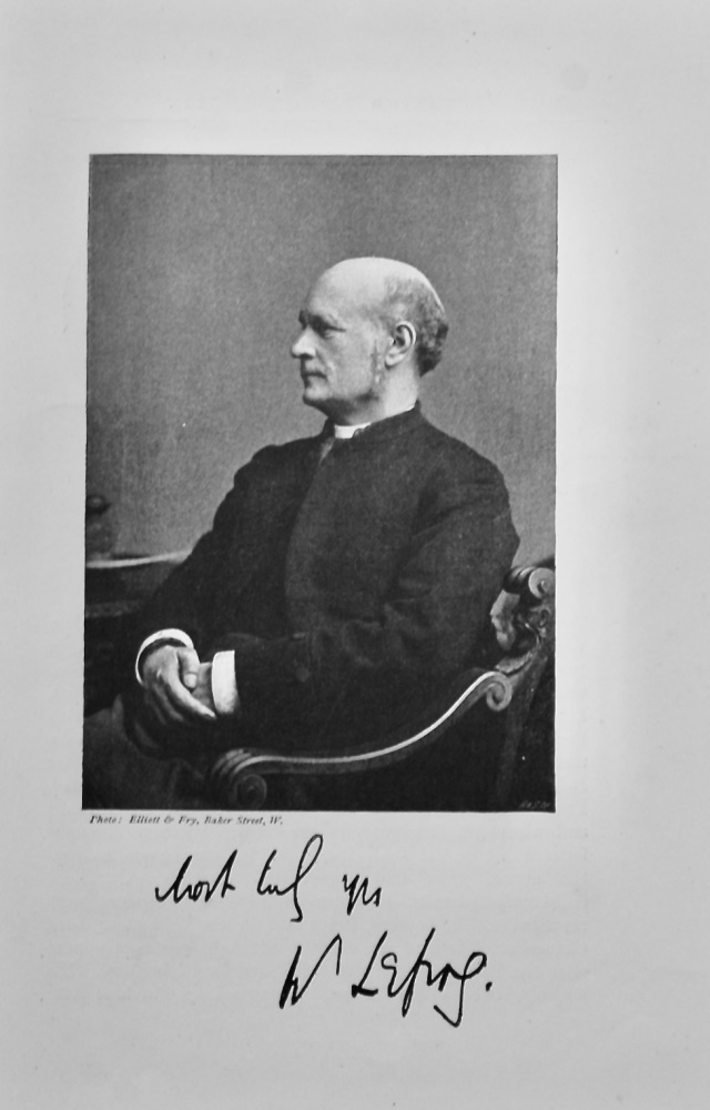 Dr, Lefroy. The Dean of Norwich.  1895.