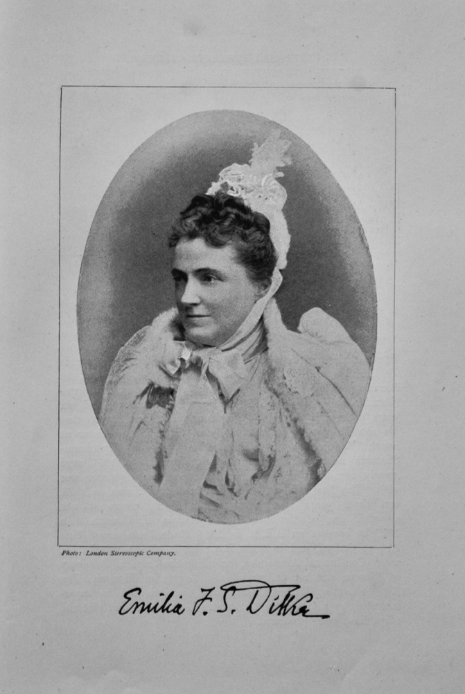Lady Emilia Dilke.  (Author0) 1895.