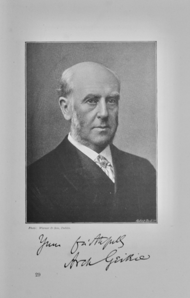 Sir Archibald Geikie.  1895.
