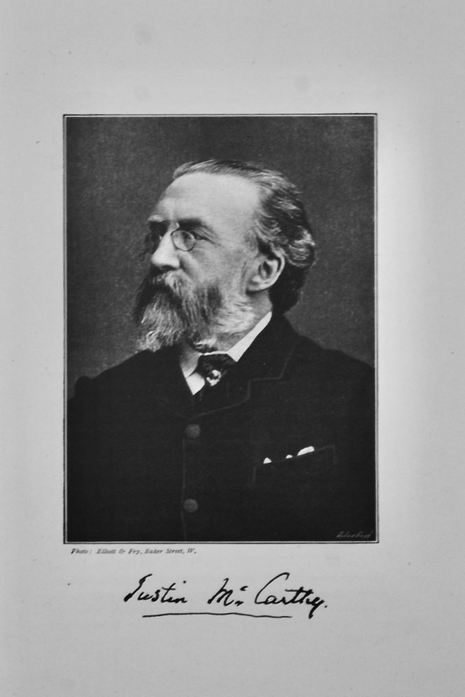 Mr. Justin McCarthy. (Irish Politician)  1895.