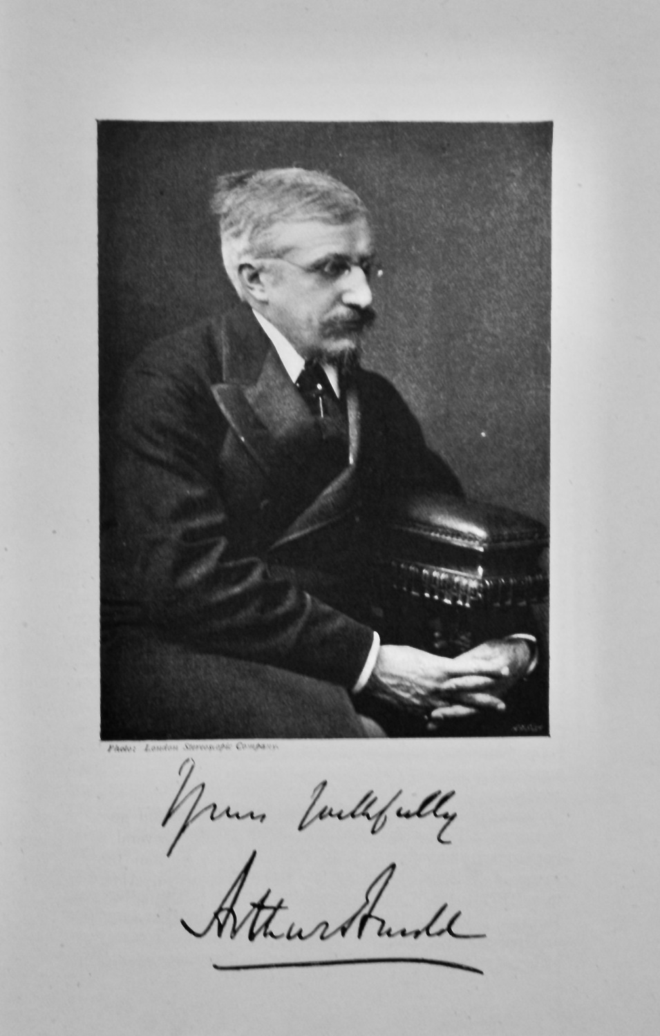 Sir Arthur Arnold.  M.P. for Salford.   1895.