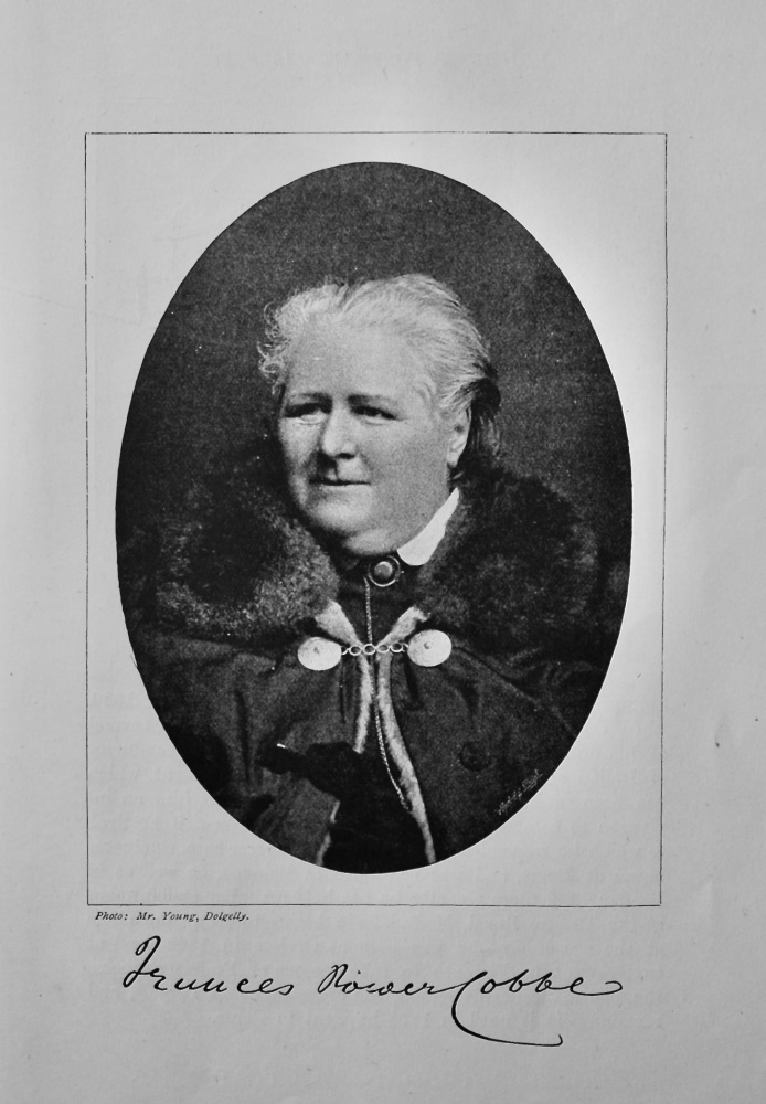 Miss Frances Power Cobbe.  (Writer)  1895.