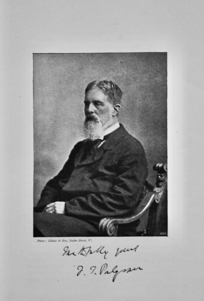 Professor Francis Turner Palgrave.  1895.