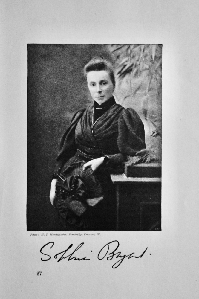 Sophie Bryant. (Mathematician.)  1895.