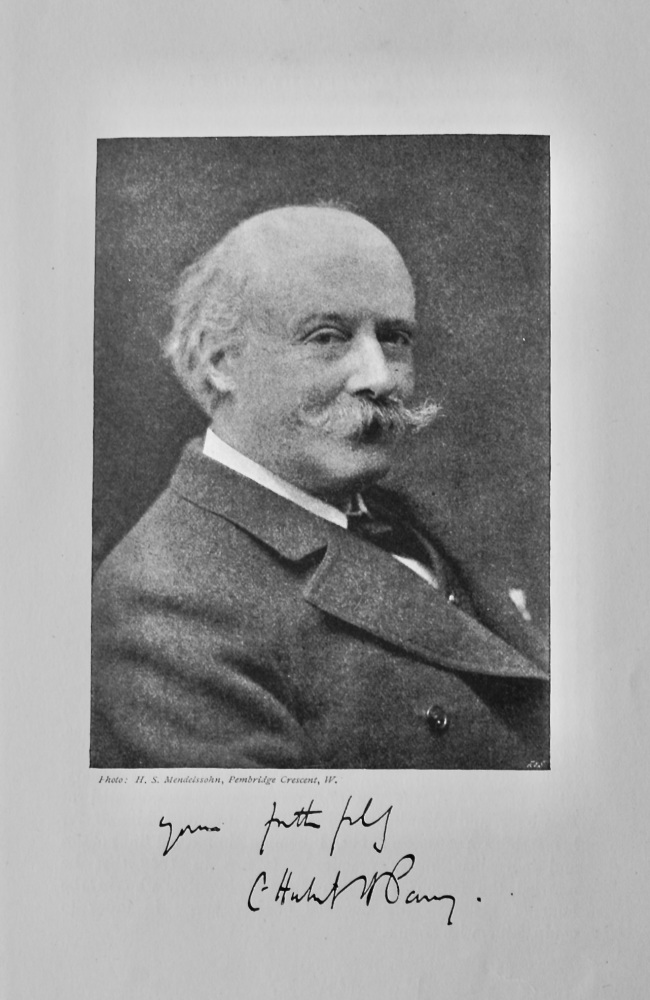 Dr. C. Hubert H. Parry.  (Composer) 1895.