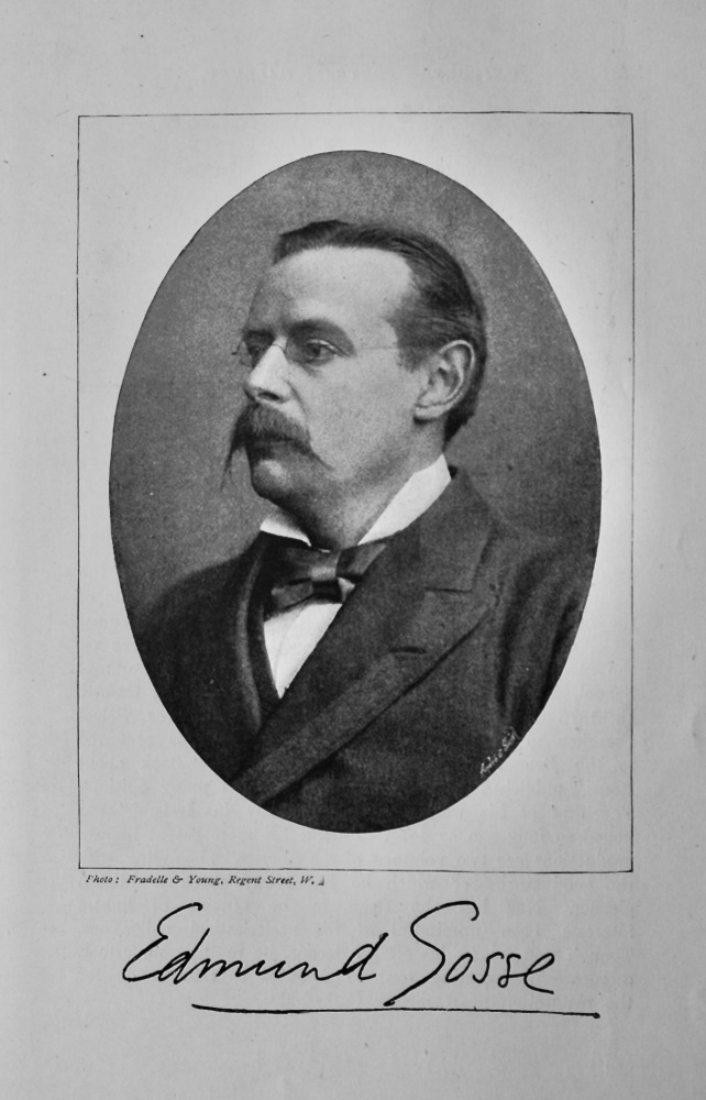Mr. Edmund Gosse.  1895.