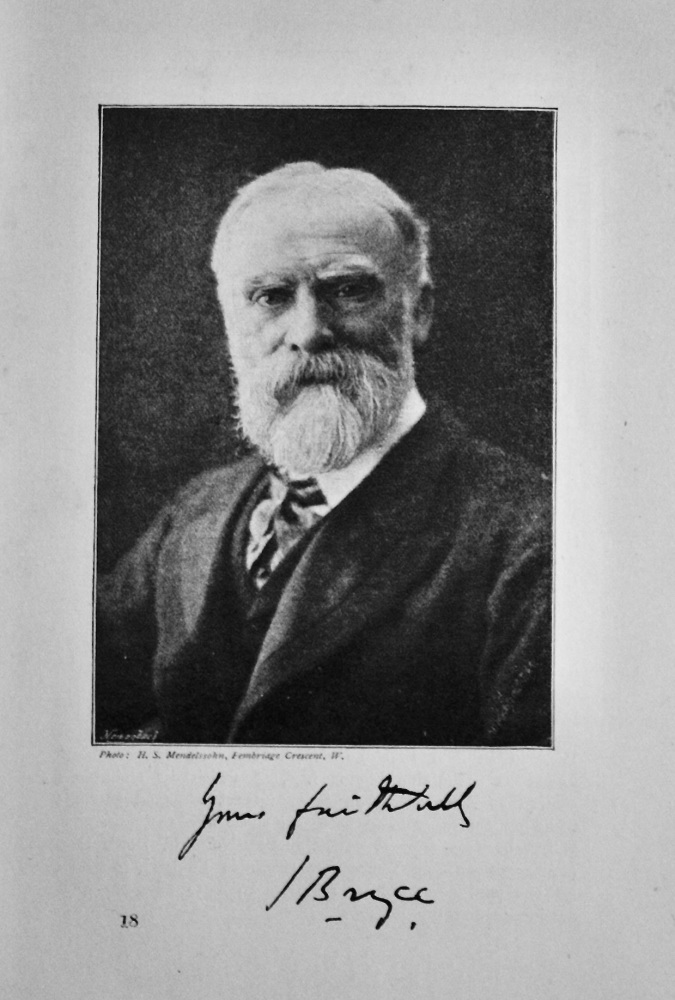 The Right Hon. James Bryce.  1895.