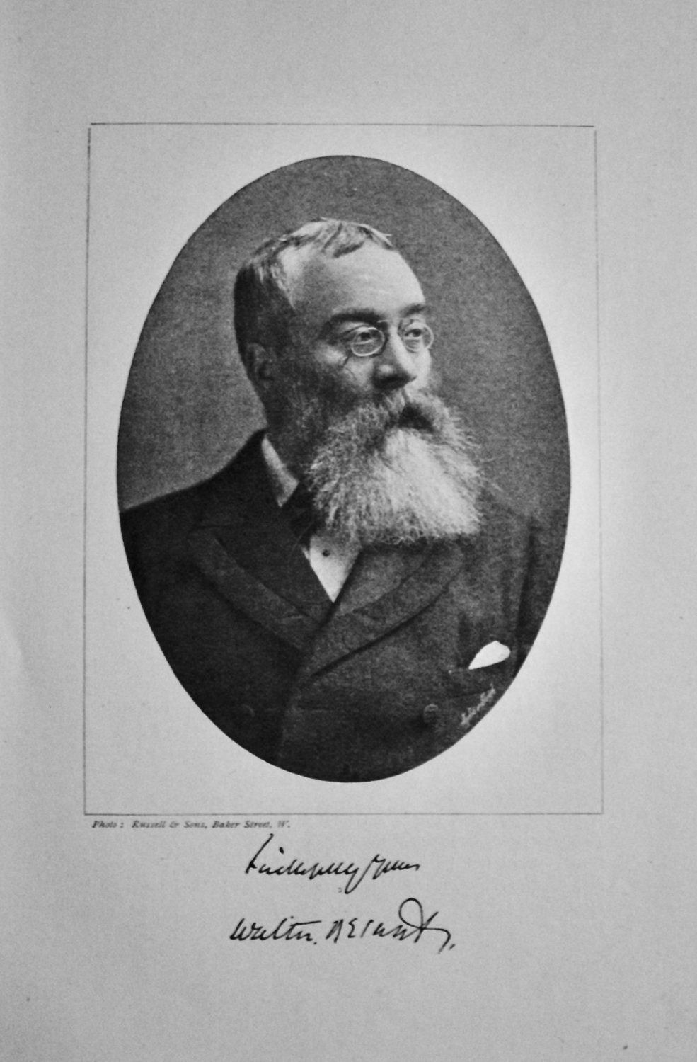 Mr. Walter Besant. (Author)  1895.