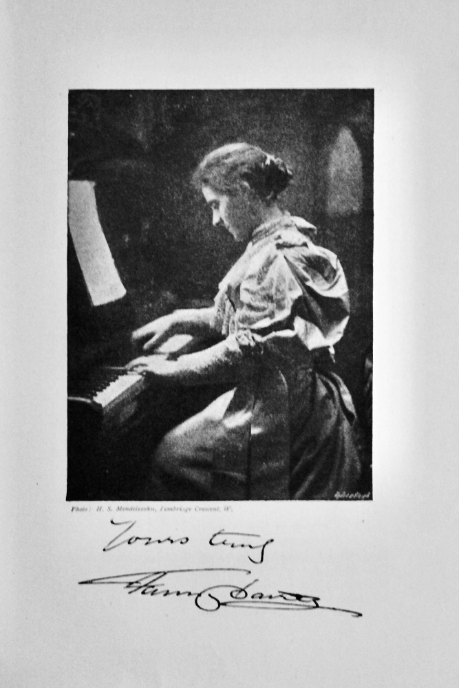 Miss Fanny Davies.  (Pianist)  1895.