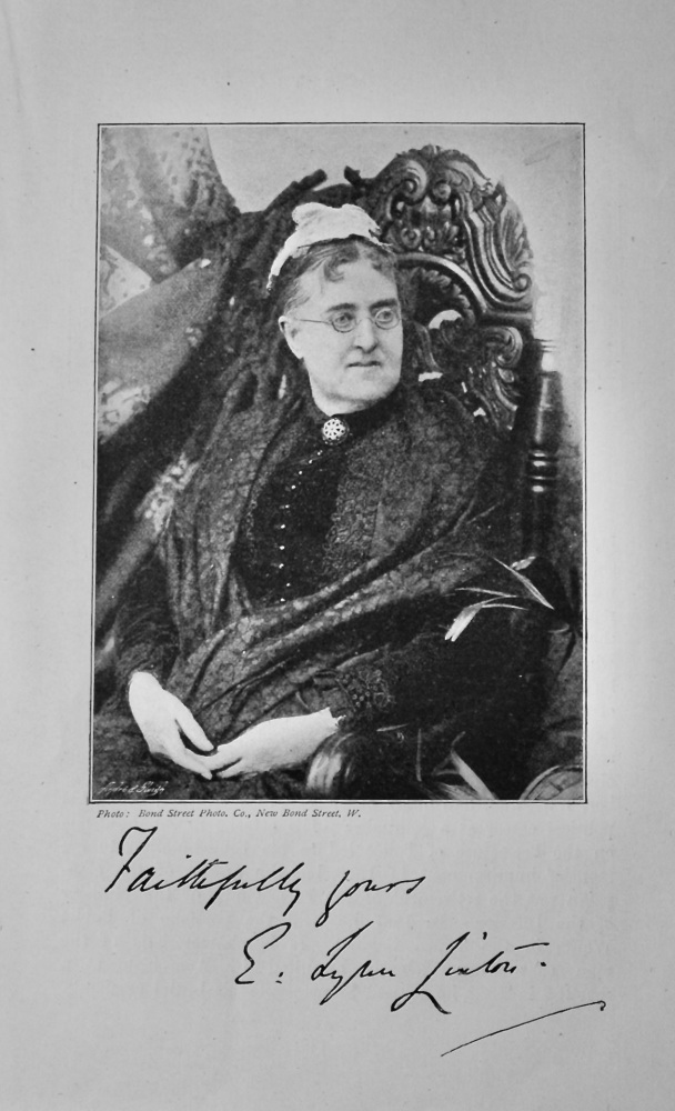 Mrs. Lynn Linton. (Writer)   1895.