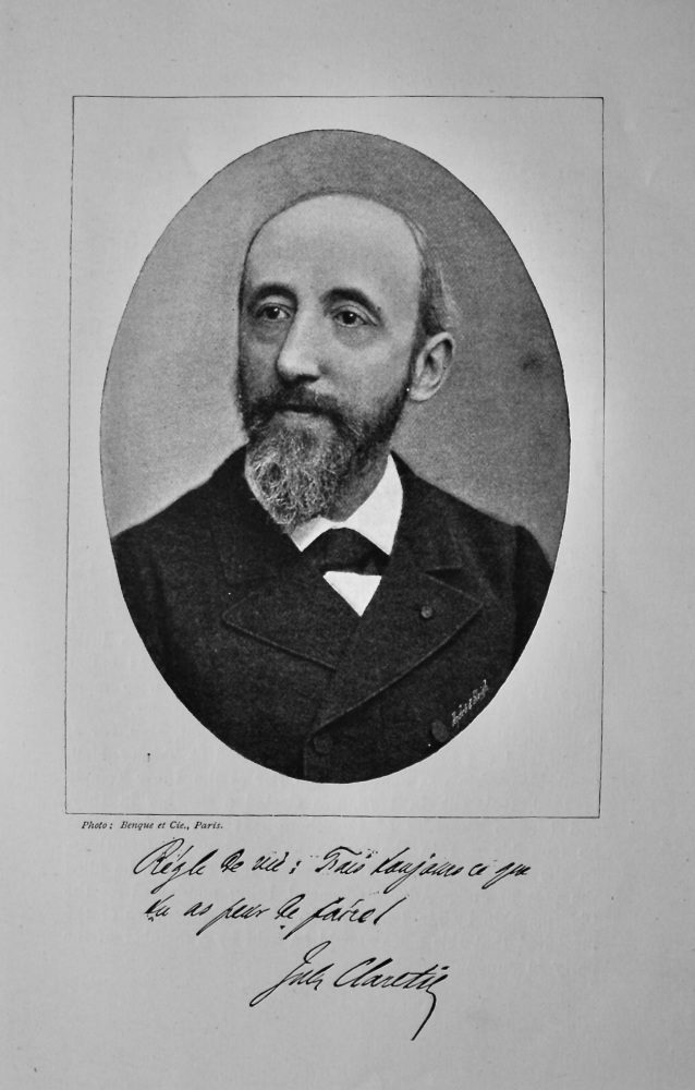 M. Jules Claretie. 1895.